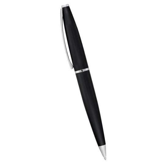 Black Beaumaris Metal Pens with Silver Trims